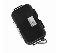 Akozon Box/Cover de Almacenamiento a Prueba de Agua a Prueba de Amortiguadores Al Aire : Contenedor de Caja de Transporte Hermético para Herramientas, Teléfono y Llaves de EDC (Black)