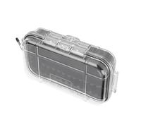 Akozon Box/Cover de Almacenamiento a Prueba de Agua a Prueba de Amortiguadores Al Aire Libre: Contenedor de Caja de Transporte Hermético para Herramientas, Teléfono y Llaves de EDC (Claro)