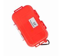 Akozon Box/Cover de Almacenamiento a Prueba de Agua a Prueba de Amortiguadores Al Aire Libre: Contenedor de Caja de Transporte Hermético para Herramientas, Teléfono y Llaves de EDC (Rojo)