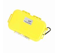 Akozon Box/Cover de Almacenamiento a Prueba de Agua a Prueba de Amortiguadores Al Aire Libre: Contenedor de Caja de Transporte Hermético para Herramientas, Teléfono y Llaves de EDC (Yellow)
