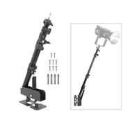 Akozon Brazo Articulado para Soporte de Luz para Fotografía de Montaje en Pared - Soporte Triangular Ajustable para Luz Estroboscópica, Monoluz, Softbox, Reflector y Anillo de