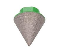 Akozon Broca de Chaflán para Mármol Cerámico, Herramienta de Perforación de 60 Grados, 80 Granos, Avellanado y Agrandamiento de Agujeros