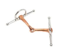 Akozon Broca de Filete de Anillo de Acero sin Filete de Mejilla Completa para Caballo, Accesorios para Caballos Al Aire Libre, 125mm