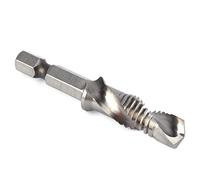 Akozon Broca De Roscar, Brocas Hexagonal Espiral M10 Hss De 1/4 Pulgada Broca Cónica Pieza De La Herramienta Eléctrica Broca De Rosca Fijada
