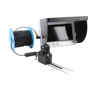 Akozon Buscador de Peces Submarino 1080P, Pantalla de 4,3 Pulgadas, Cámara de Pesca con Sensor de Temperatura, Sonda de Pesca, Cable de 30m de Longitud con Bolsa de Almacenamiento