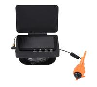 Akozon Buscador de Pescado Submarino 195 ° Cámara HD de Gran Angular Duración de la Batería Larga Naranja para la Aventura de Pesca