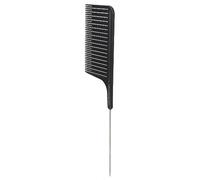 Akozon Cabello Destacado Peine - Peine de de Rata Profesional para Teñido y Separación del Cabello - Herramienta de Estilista Ergonómico de Acero Inoxidable para Uso en el Hogar