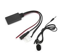Akozon Cable de Audio para Automóvil, Cable de de 12 V AUX Bluetooth 5.0 Adaptador de Repuesto ABS para Goldwing GL1800 Kit con Micrófono Automático
