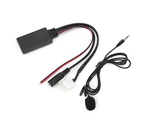 Akozon Cable de Audio para Automóvil, Cable de de 12 V AUX Bluetooth 5.0 Adaptador de Repuesto ABS para Goldwing GL1800 Kit con Micrófono Automático