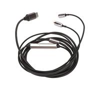 Akozon Cable de Auriculares Tipo C a MMCX de Repuesto para SE215 315 535 846, Cable de Auriculares de Cobre Libre de Oxígeno con Micrófono para un Fácil Control y Mejora del Sonido