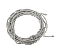 Akozon Cable de Blindaje de Guitarra Conductor único Cable de Blindaje Trenzado de de Largo 22 AWG de Guitarra, de Trenzado de 22 AWG, de Conductor único L de Cobre Estañado para Guitarras