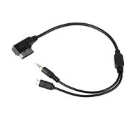 Akozon Cable de Carga con un Conector de 3.5 Mm para 12 Cm, Cable aux