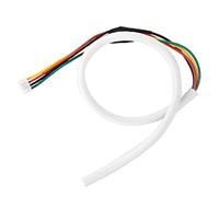 Akozon Cable de Cobre Flexible de 4 Núcleos de 30 M para de Videoportero, Cable Redondo con Aislamiento de PVC Blanco para Configuración de Intercomunicador