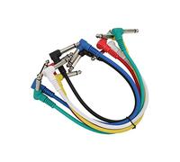 Akozon Cable de Conexión para Pedal de Guitarra con Efecto de Color, Cable de Efecto de 6 Uds para Guitarra Eléctrica y Músicos e Ingenieros de Sonido