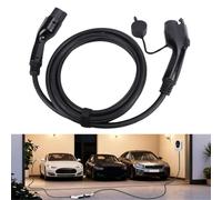 Akozon Cable de Extensión Carga EV J1772 Repuesto 16 Pies 32 A con Bolsa Almacenamiento Hermética Prueba Abrasión la Luz Solar para Lyriq Kona R1T