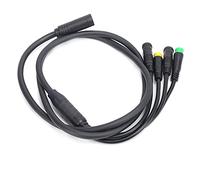 Akozon Cableado 1T4 Cable 1T4 Cable de Bicicleta Eléctrica Arnés de Extensión del Sensor de Engranaje BBS01/BBS02 Motor Medio