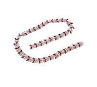 Akozon Cadena de Diamantes de Imitación de Cristal, 1 Yarda, 2,3 Cm, Cadena de Flores con Forma de Hoja de Diamantes de Imitación de Cristal, Decoración DIY para Prendas, Pendientes,