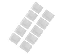 Akozon Caja de Almacenamiento con Soporte para Batería, Contenedor de Plástico Transparente a Prueba de Humedad para 3, 4, 5, 6, 10 Uds.