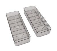 Akozon Caja de Almacenamiento de Cable de Datos Mejorada de Akozon Organizador Transparente de Compartimento Apilable para Controles Remotos, Cables y Cargadores de 2 de 2