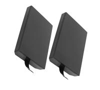 Akozon Caja de Disco Duro Interno de Consola de 2 Piezas para 360 Slim, Carcasa de Repuesto HDD para Discos Duros de 20 GB, 60 GB, 120, 250 y 500