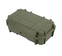 Akozon Caja de Herramientas Resistente Al Agua, Caja de Herramientas de Seguridad, de de Almacenamiento de Plástico ABS para Acampar Al Aire (Impermeable de Doble Capa, Verde Militar)