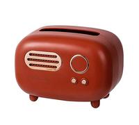 Akozon Caja de Tejido de Modelo de Radio retro: Elegante Soporte de Servilletas de Escritorio para Cocina, Sala de Estar, Dormitorio - Organizador de Papel Práctico con Fácil Acceso (#1)