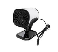 Akozon Calentador de Automóvil Negro de 12V 12V/24 V Calentador de Descongelación Calentador para Parabrisas para Parabrisas (3)
