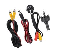 Akozon Cámara de Visión Nocturna de Estacionamiento de Respaldo con Cámara de Espejo Retrovisor de Marcha Atrás para Automóvil HD de 12 V y 90 °, de Respaldo para Automóvil Impermeable HD 480p,