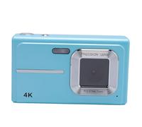 Akozon Cámara Digital 1080p HD 48MP Autofocus 16x Zoom Cámara Compacta Anti-Shake con Pantalla LCD de 2.4 ", Cámara de Viaje Portátil para Fotografía (Blue)