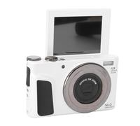 Akozon Cámara Digital 4K con Pantalla Abatible de 2,88 Pulgadas Reconocimiento Facial HD de 56MP Zoom óptico 10x Cámara con Zoom Digital 6X con Flash para Fotografía