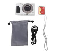 Akozon Cámara Digital 4K HD 56MP Zoom óptico Cámara con Zoom Digital 10x 6X con Pantalla Abatible y Fotografía con Flash Selfie Vlogs Filmación Macro