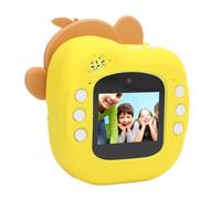 Akozon Cámara Digital de Impresión Instantánea 48MP FHD Linda Cámara Instantánea de Caricatura de Mono de Dibujos Animados con Pantalla de 2 Pulgadas para Niños de Cumpleaños para