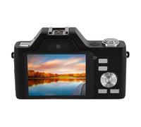 Akozon Cámara Digital Retro 4K, 58MP, HD, Enfoque Automático, Zoom 20x, Detección Facial Antivibración, Pantalla LCD de 2,88 Pulgadas para Fotografía y Viajes (Black)