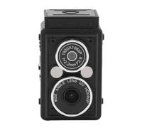 Akozon Cámara Digital Retro de Doble Lente 1080P HD Video 12MP Cámara Vintage Portátil con Modo Nocturno Estabilización de Imagen en Movimiento Luz de Relleno