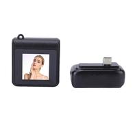 Akozon Cámara Llavero 1080P HD Grabación en Bucle Automático Pequeña Cámara Digital con Pantalla a Color de 1,3 Pulgadas Batería Recargable