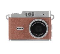 Akozon Cámara Portátil con Llavero, Ligera, 1080P, Estilo Vintage, con Flash Blanco y Negro, Pantalla de 0,96 Pulgadas para Viajes y Aventuras. (Brown)