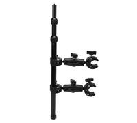 Akozon Camera Mount Kit Selfie Stick Double Clamp For Go X3 X4 X2 RS, 47 Pulgadas