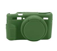 Akozon Camina de Silicona con Cubierta de Lente Piel Protectora Suave para Cámara sin Espejo G7X2 (Green)