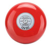 Akozon Campana Eléctrica Tipo Golpe Interno de Acero Al Carbono de 6 Pulgadas 95 DB, Campana Eléctrica Tipo Golpe Interno de Acero Inoxidable de 6 Pulgadas 100 DB para Alarma contra Incendios, de