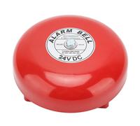 Akozon Campana Eléctrica Tipo Golpe Interno de Acero Al Carbono de 6 Pulgadas 95 DB, Campana Eléctrica Tipo Golpe Interno de Acero Inoxidable de 6 Pulgadas 100 DB para Alarma contra Incendios, de