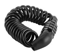 Akozon Candado con Contraseña para Casco de Alta Seguridad, Candado Antirrobo con Cable para Casco, Combinación de 4 Dígitos, Portátil para Bicicleta - Deportes y Actividades Al Aire Libre