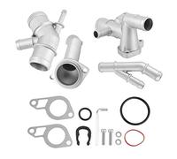 Akozon Carcasa del termostato Tuber de Agua Carcasas de termostato CNC de Aluminio Fundido Apto para MK4 1.8T 2000-2005 TT 2000-2002