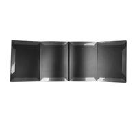 Akozon Carpeta de Partituras A4, 6 Páginas, Material ABS, Piano, Guitarra, Violín, Soporte para Partituras con Clip Seguro y Férula Transparente