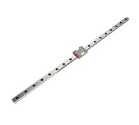 Akozon Carril guía lineal, 1 unidad, LML12B, guía lineal en miniatura, 12 mm de ancho + bloque deslizante (450 mm)