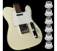 Akozon Casquillos Adaptadores de Conversión de Afinador de Guitarra de Metal, 6 uds., Casquillos para Instalación de Llave de Afinación Vintage