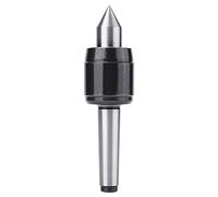 Akozon Centro Giratorio en Vivo MK2, Centro Giratorio en Vivo de Alta precisión, Punta de Acero, 60 Grados, Herramientas de torneado Medio, Piezas para máquina, Herramienta de Torno CNC cónico