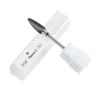 Akozon Ceramic Broating Head Talad Bits para Manicura y Pedicura | 5 Tipos, Fáciles de Usar, Herramientas de Pulido para Uñas Naturales y Artificiales | 20º Set (22ST)