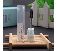 Akozon Ceramic Broating Head Talad Bits para Manicura y Pedicura | 5 Tipos, Fáciles de Usar, Herramientas de Pulido para Uñas Naturales y Artificiales | 20º Set (20ST)