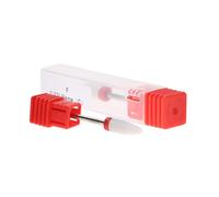 Akozon Ceramic Nail Drinch Broad - Cabezal Redondo de Rectificado Plano para Uñas Acrílicas y Manicura - 4 Opciones Disponibles (Cabeza plana redonda F)