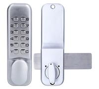 Akozon Cerradura de Combinación Mecánica con Entrada sin Llave para Portón, Puerta de Vidrio y Uso en oficina: Solución Antirrobo Segura y Fácil de Instalar